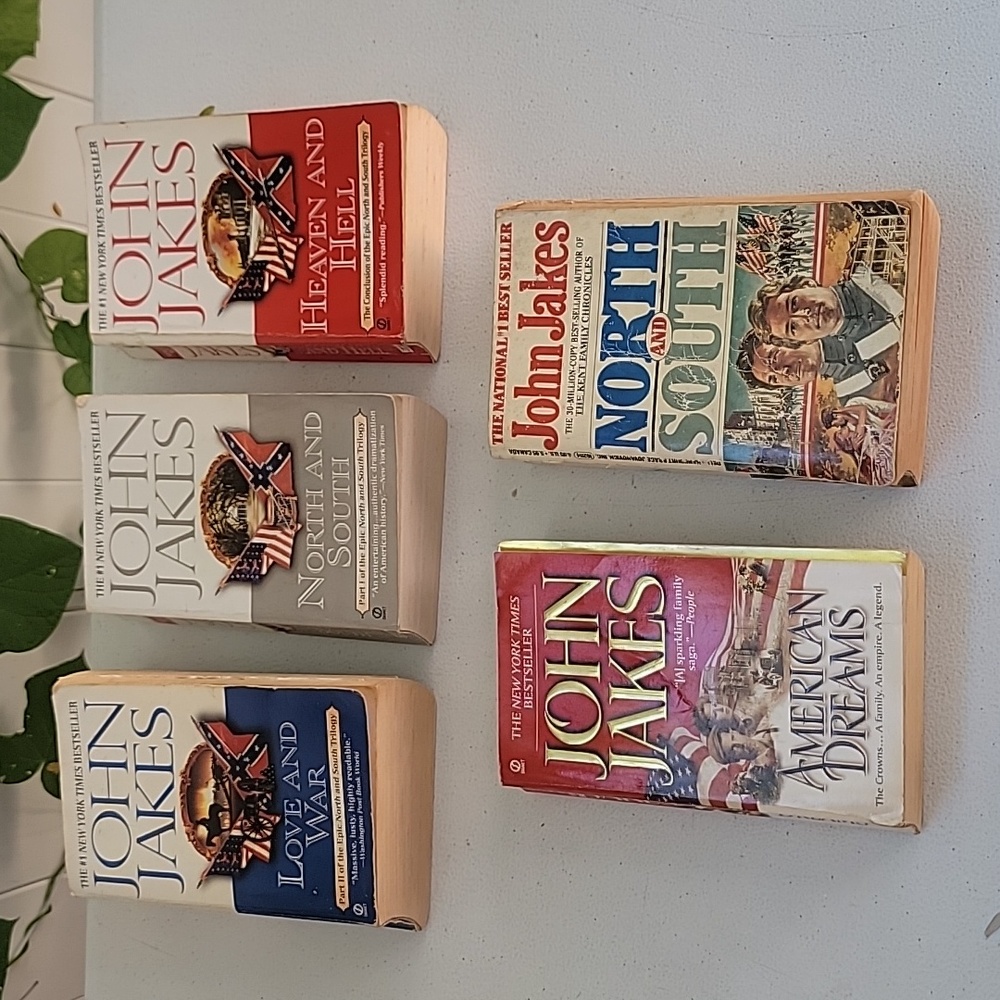 John Jakes Novel Books lot, all First Printing